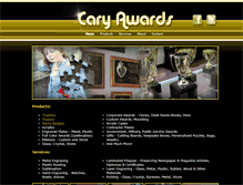 Tablet Screenshot of caryawards.com